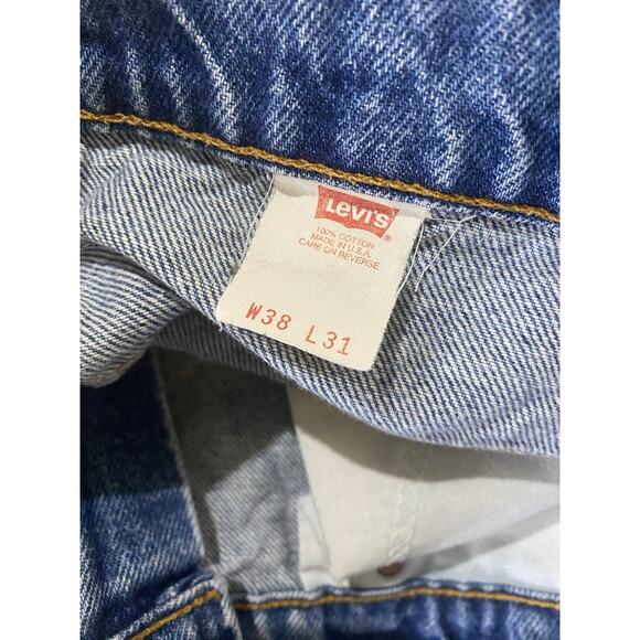 Vintage Levi’s 517 Orange Tab Boot Cut Denim Jeans Made In The USA Size 36/30 - Picture 6 of 7